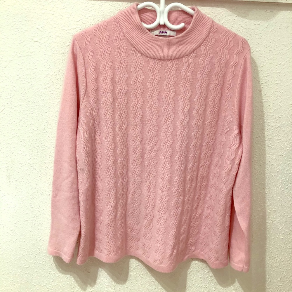 Fuzzy Soft Pink Sweater